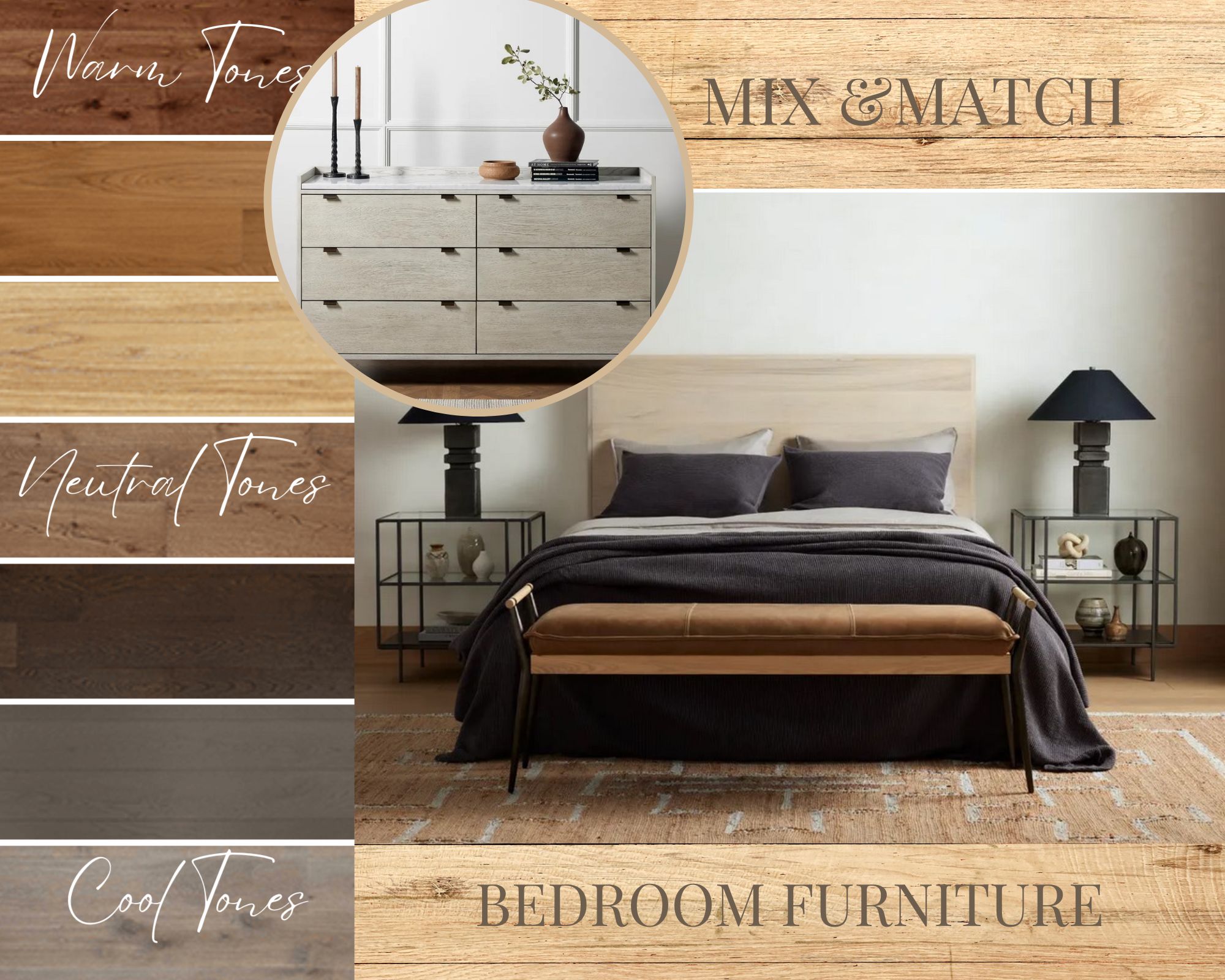 Mix and Match Bedroom Furniture Tips for a Cohesive and Personalized